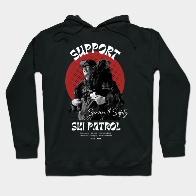 Support Ski Patrol Hoodie by Campa Company